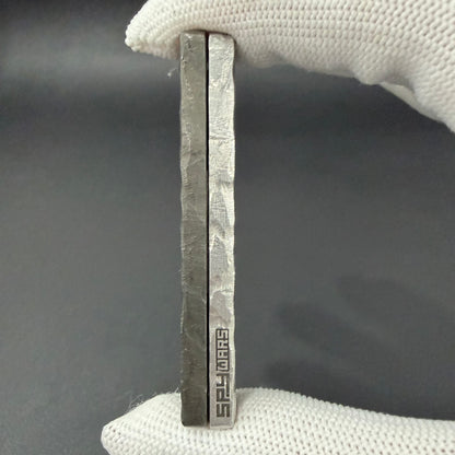 Choc Stainless Steel Stone Textured Engraved