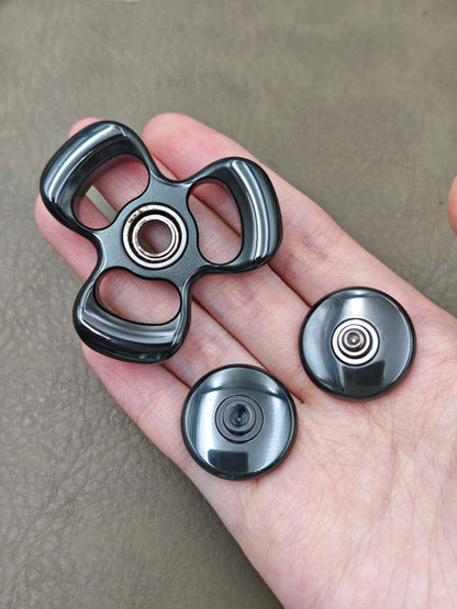Three-Leaf Horizon Zirconium Polished