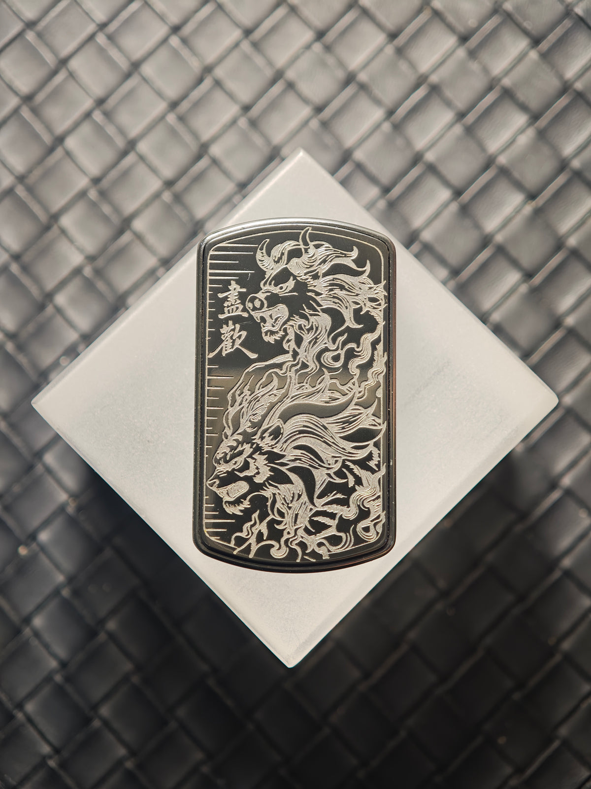 Root Three Zirconium Engraved Polished Limited Edition