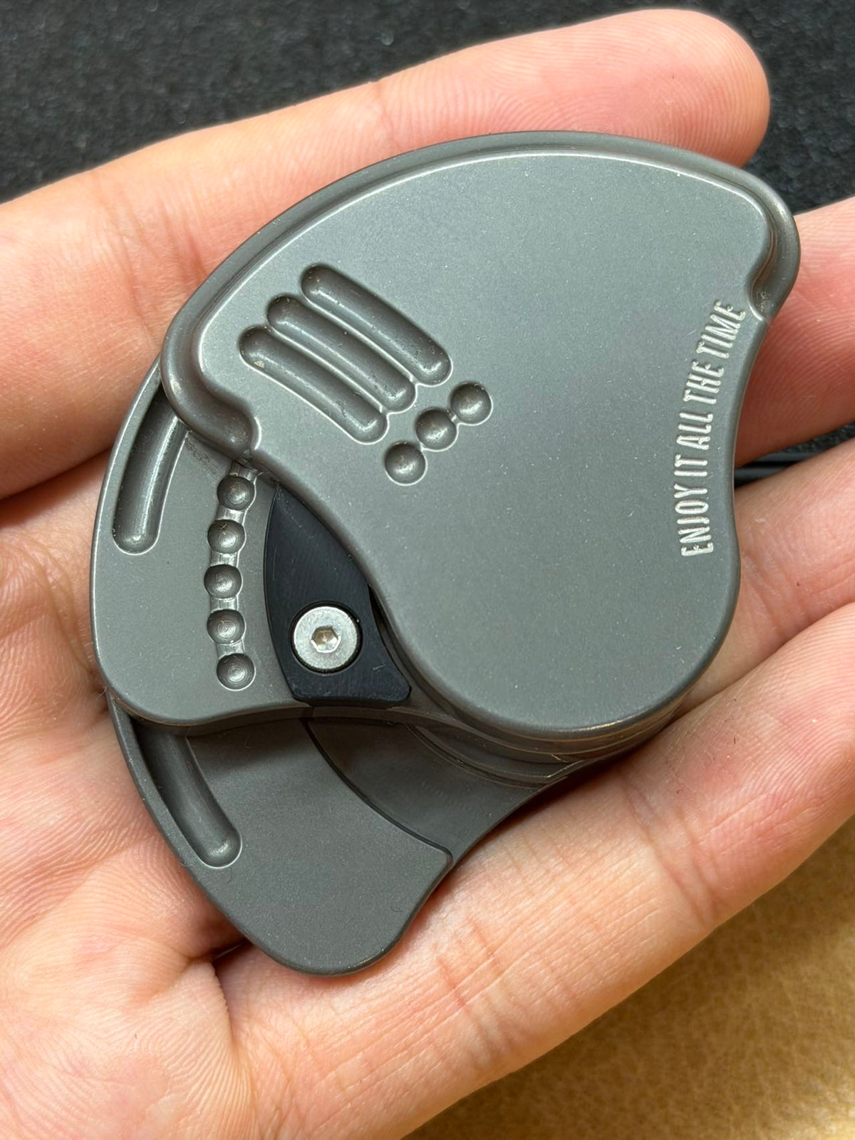 Balled Shell Stainless Steel PVD Coated Stonewashed