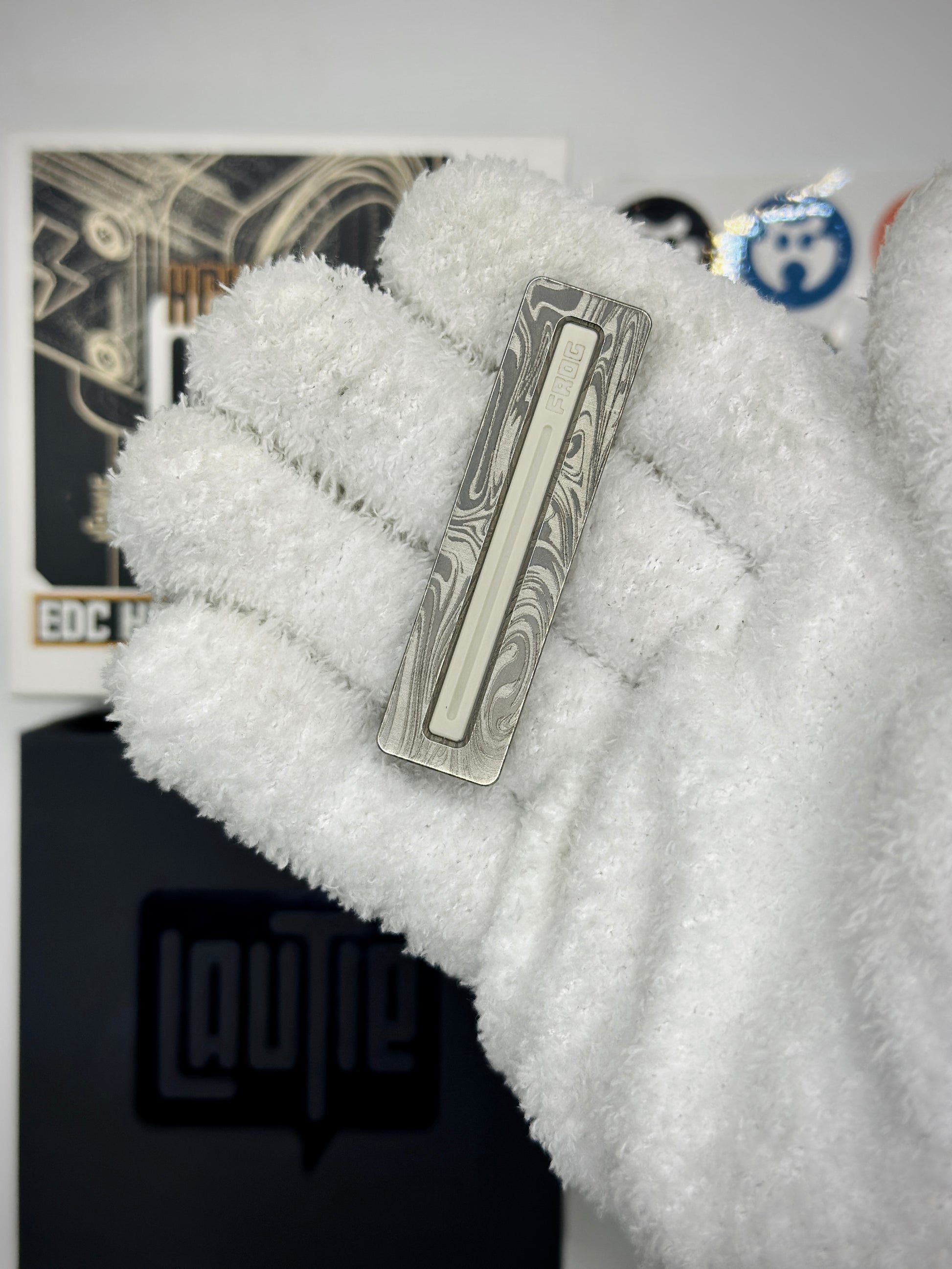 Frog Zircuti Stainless Steel Zirconium Damasteel PEEK