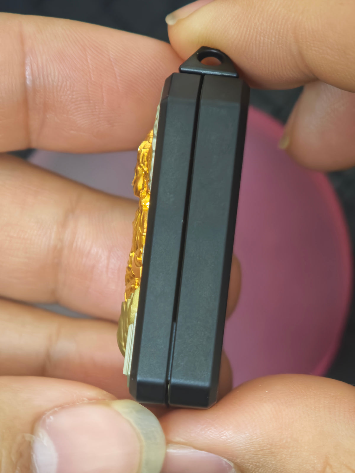 Guardian Buddha Titanium Gold Plated