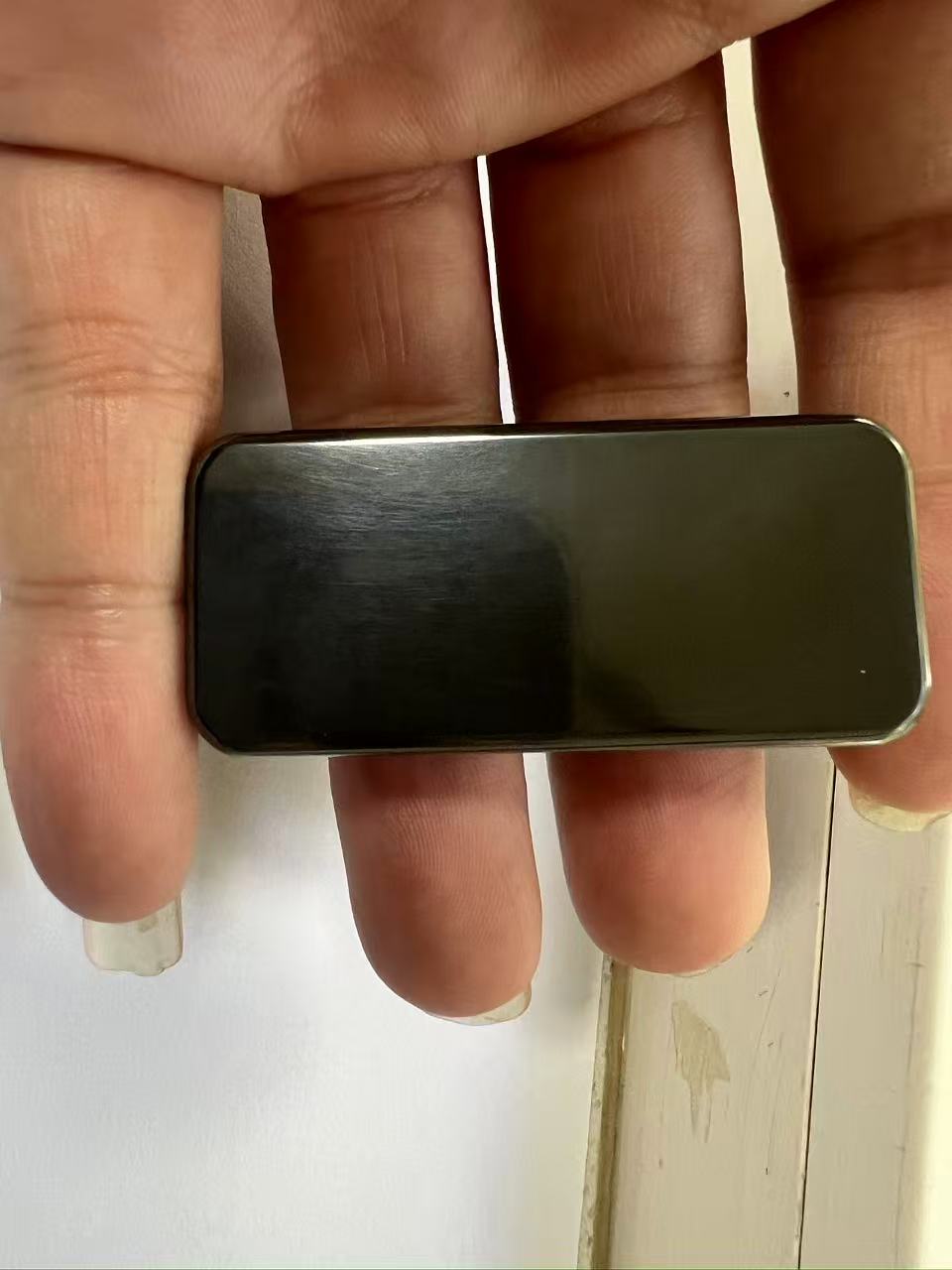 Brocade & Azure Paperweight Zirconium Polished