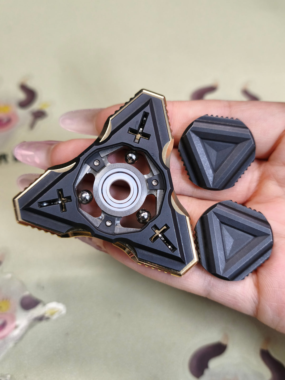 Graviturbine Gabriel Black Gold Shell Opening Titanium