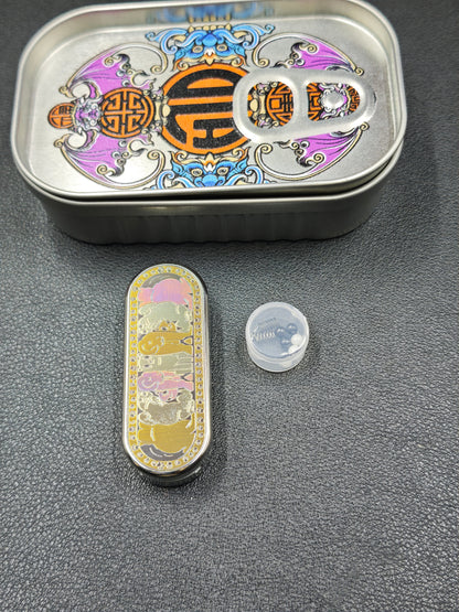 Ming Yin Titanium Engraved