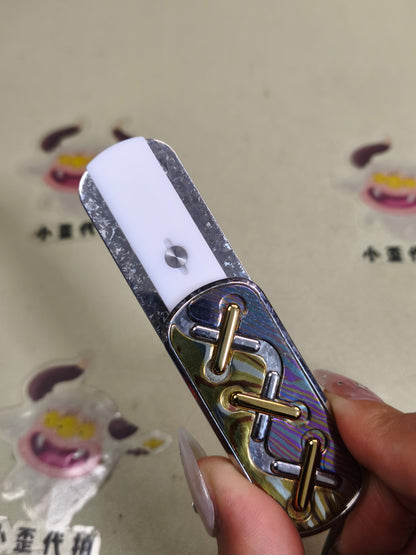 Razor Edge Crystallized Titanium
