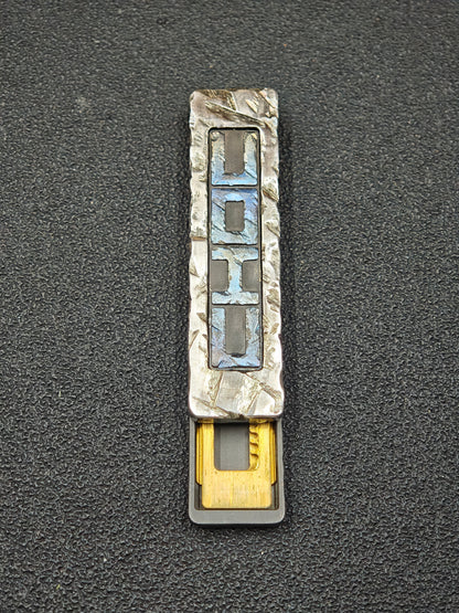 Choc Stainless Steel Stone Textured Engraved