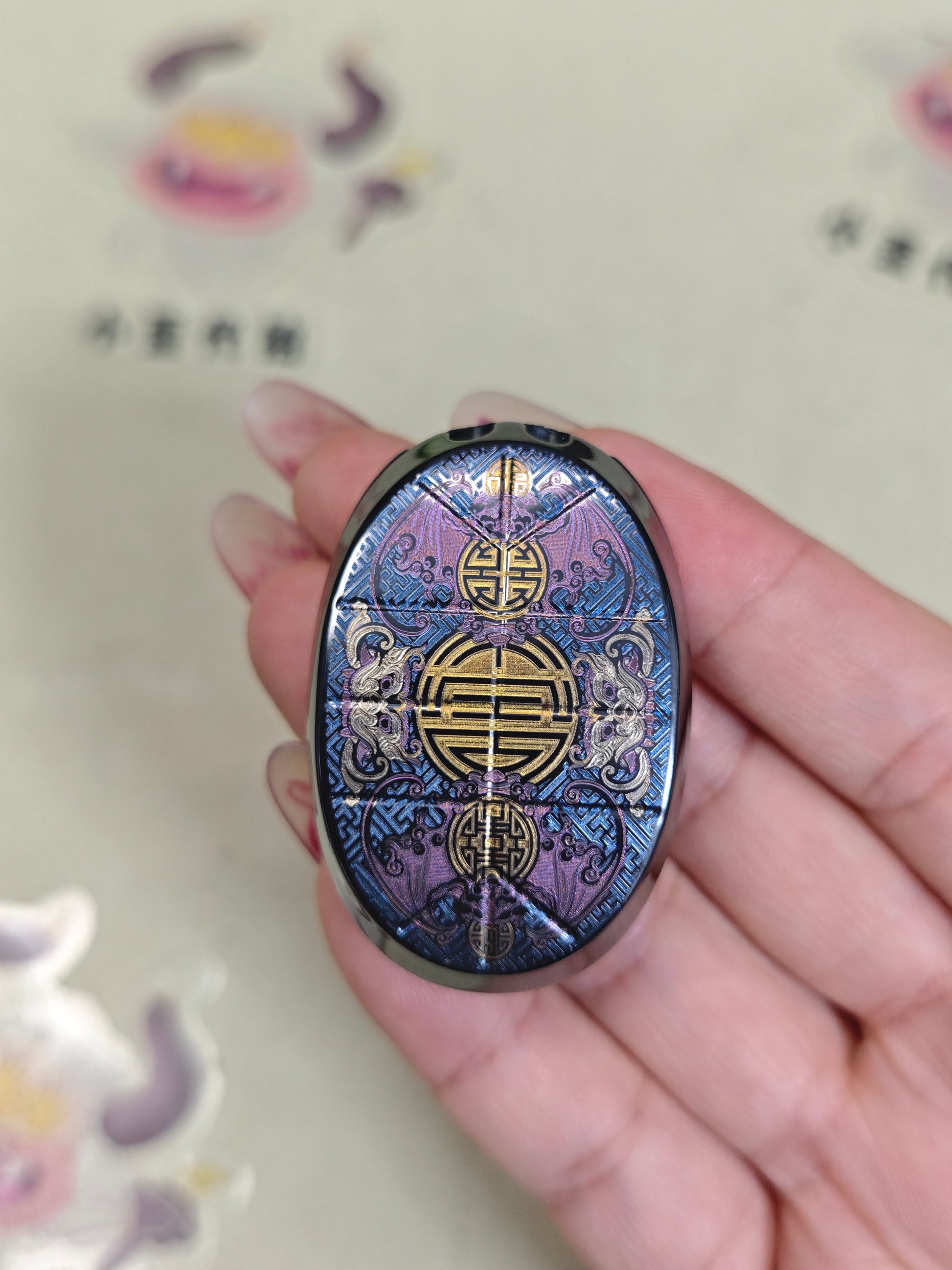 New Year Fortune Pendant Zirconium