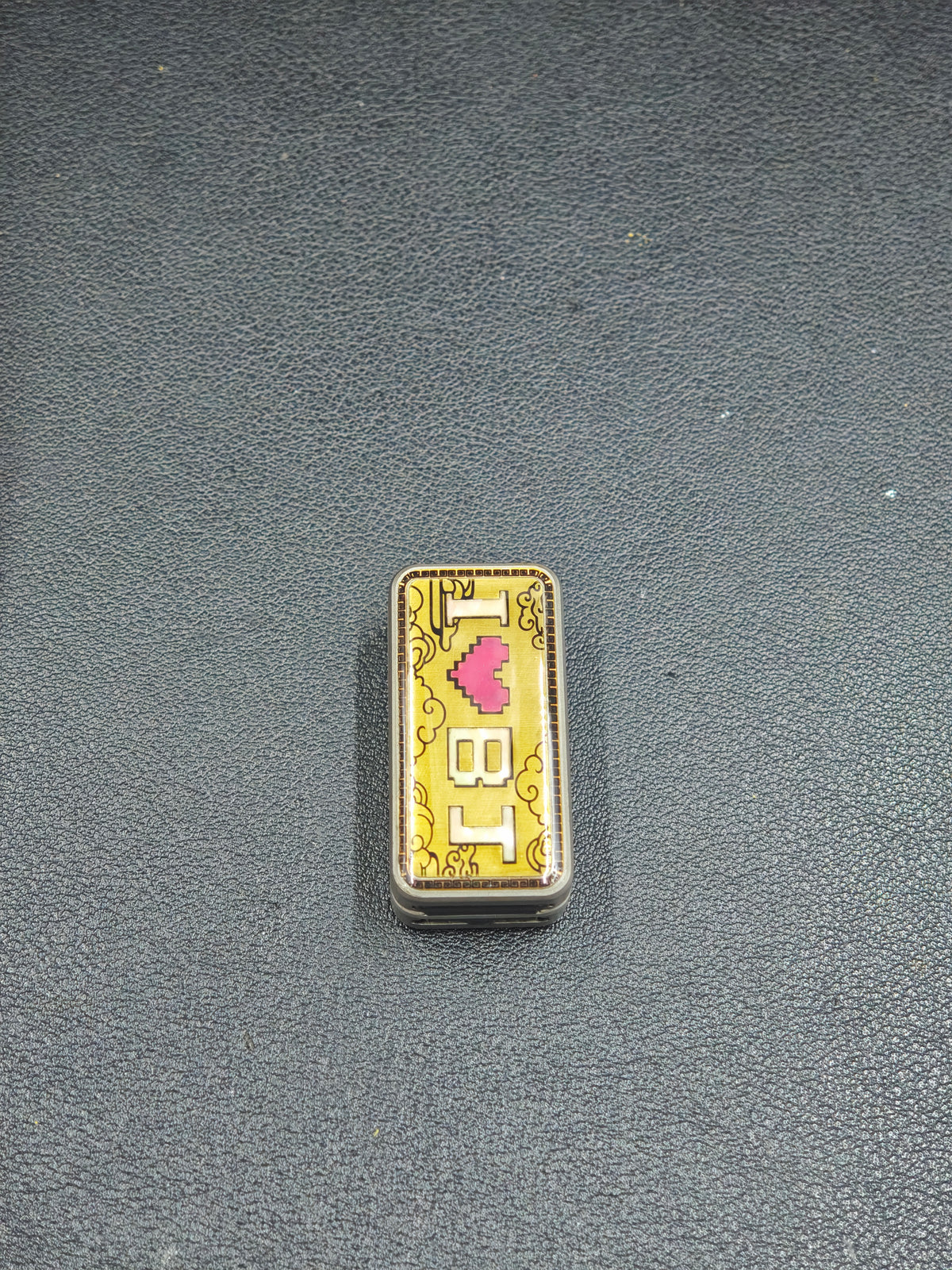 Joyful Titanium Color-Anodized Resin-Sealed