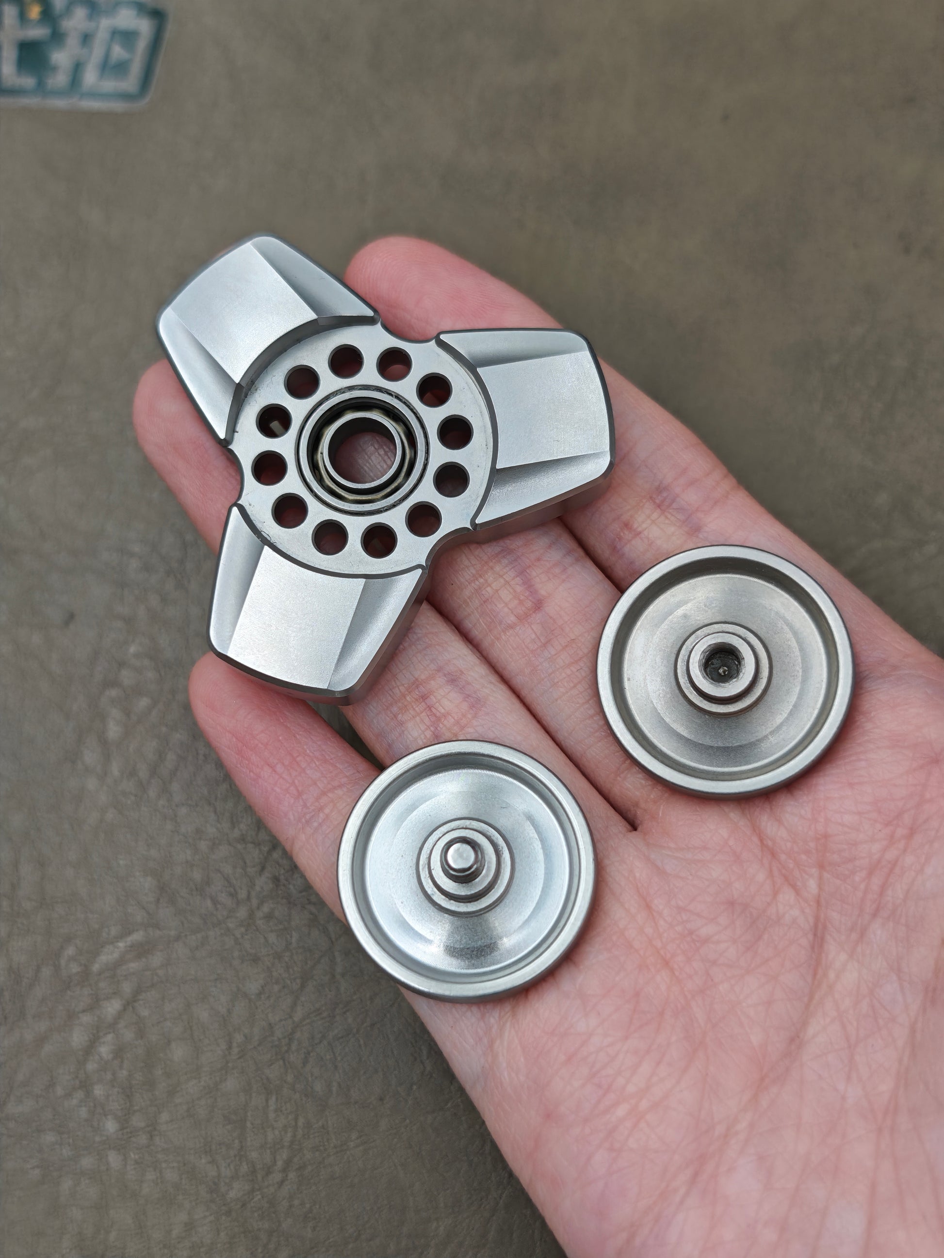 Gentle Breeze Bearing Cap Stainless Steel Stonewashed