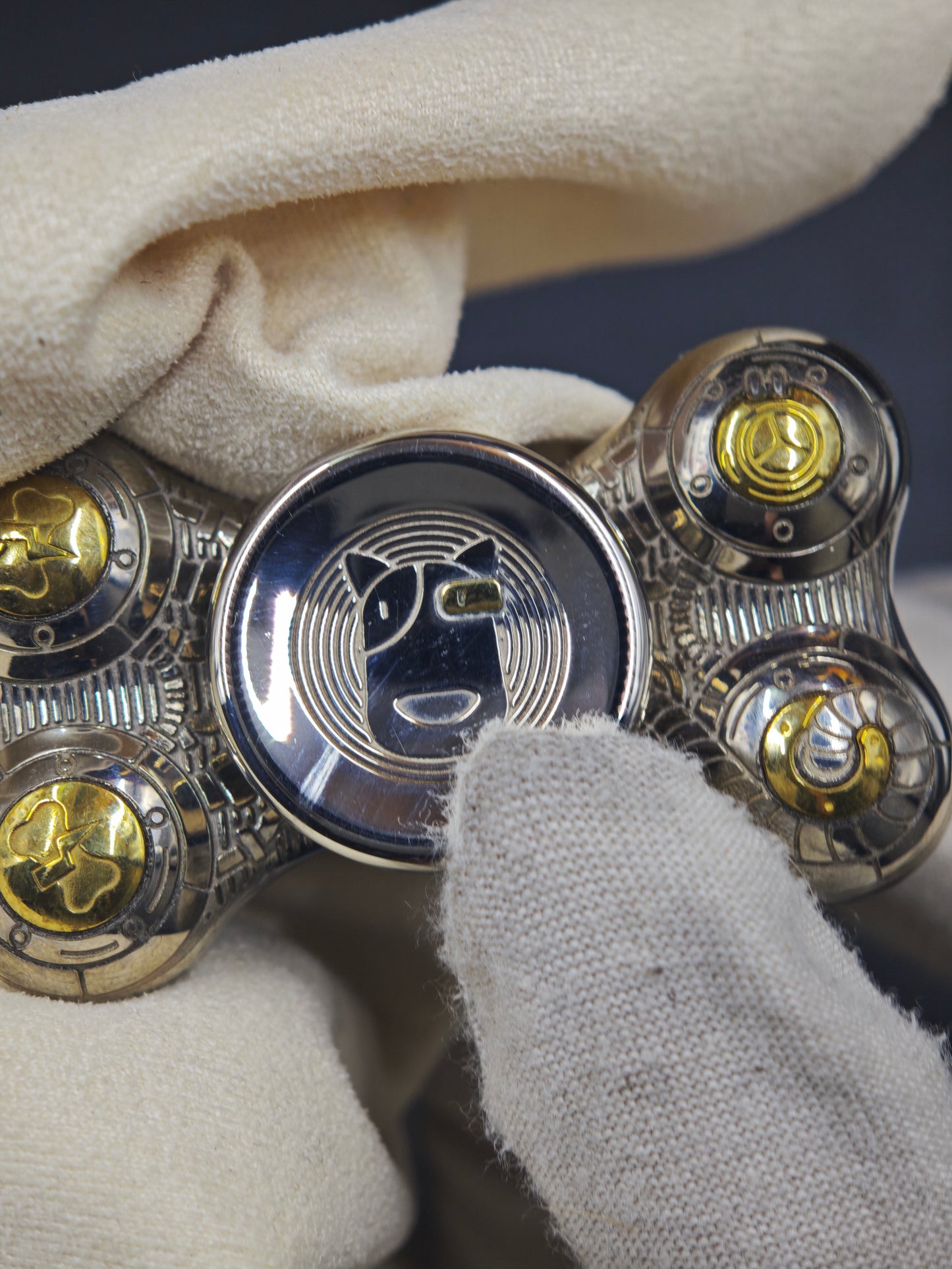Bone Engraved Cupronickel Brass