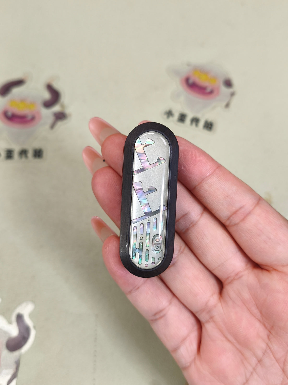 Lucky Draw African Blackwood Resin-Sealed