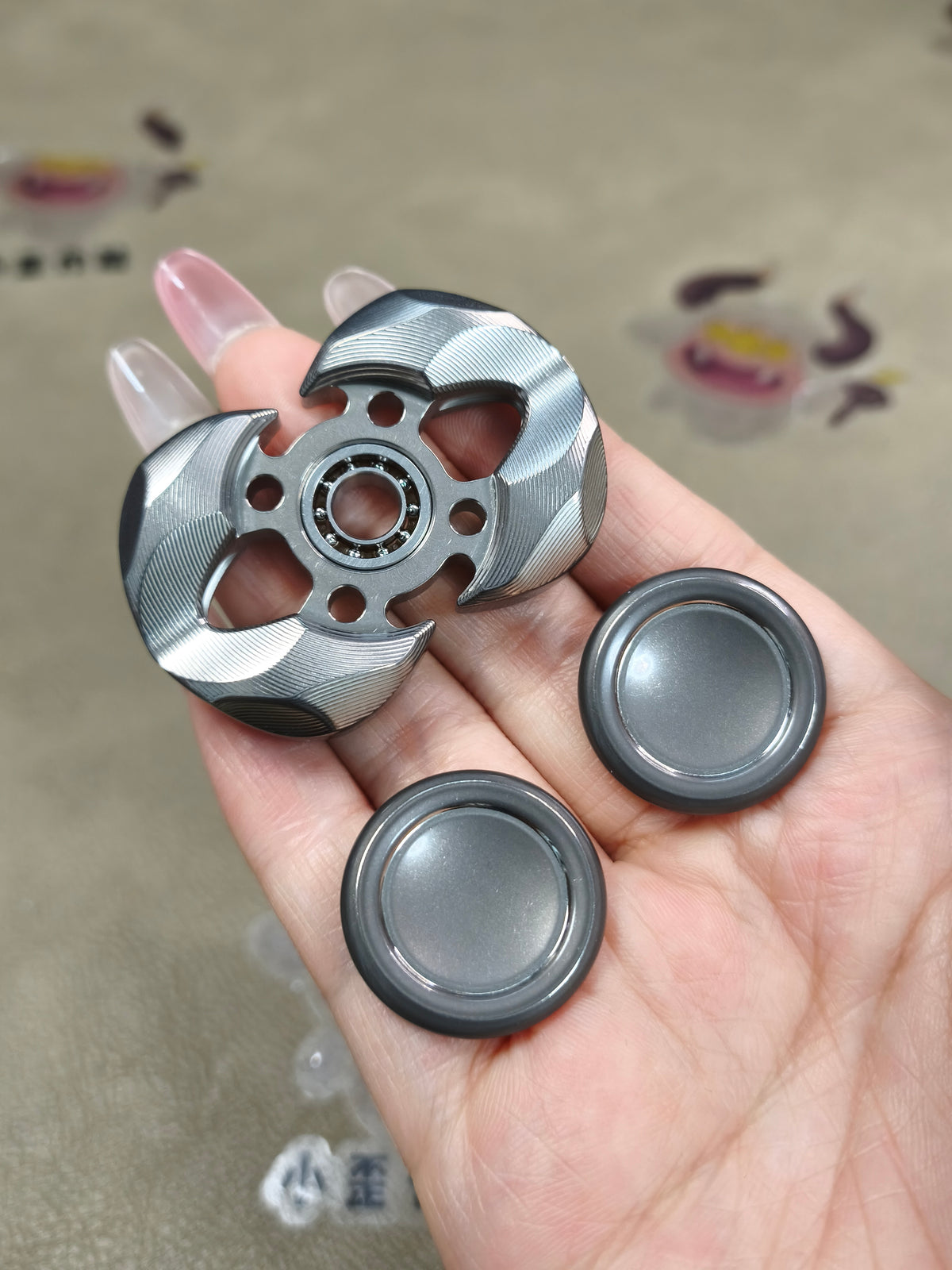 Zekk Titanium Stonewashed