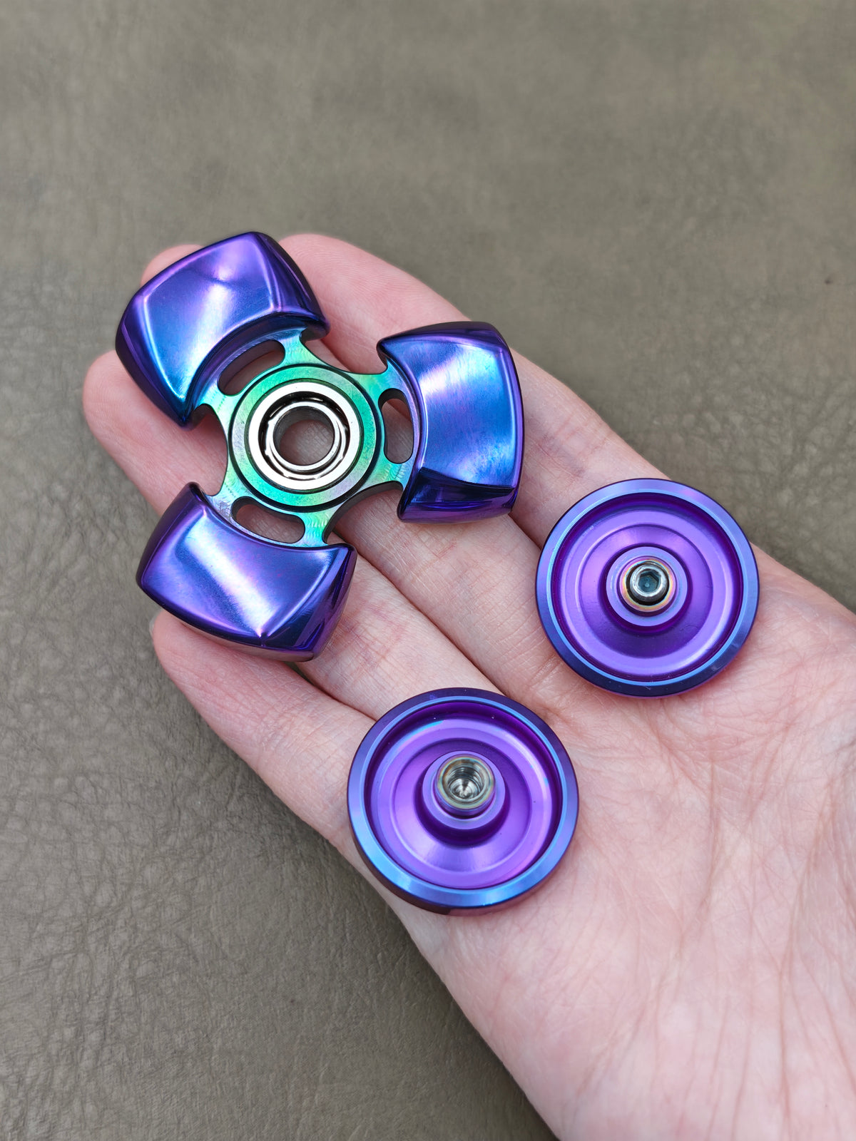 Zhen Tungsten Color-Anodized Polished