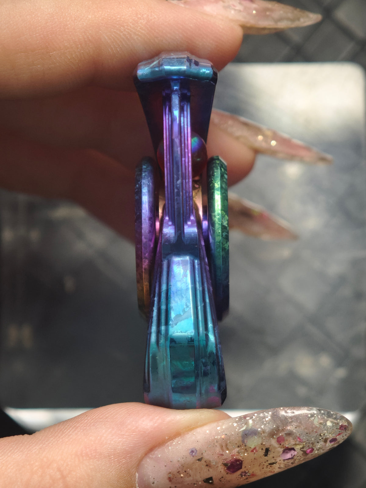 Morandi Crystallized Titanium