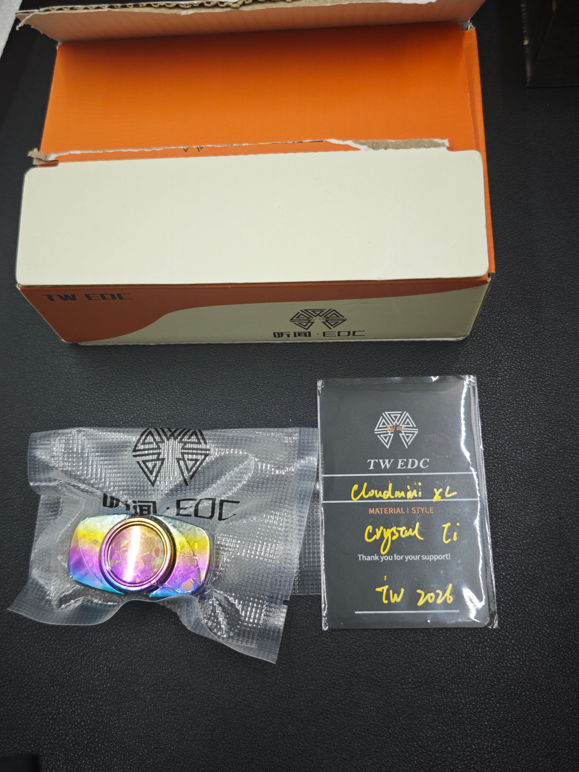 Spinner Crystallized Titanium Brand New