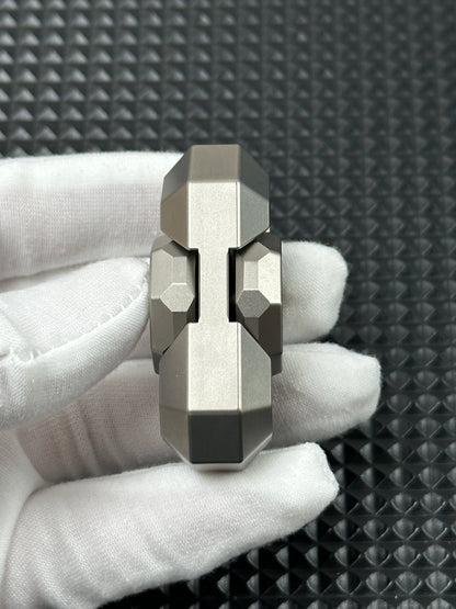 Crystal Twin Leaf Titanium