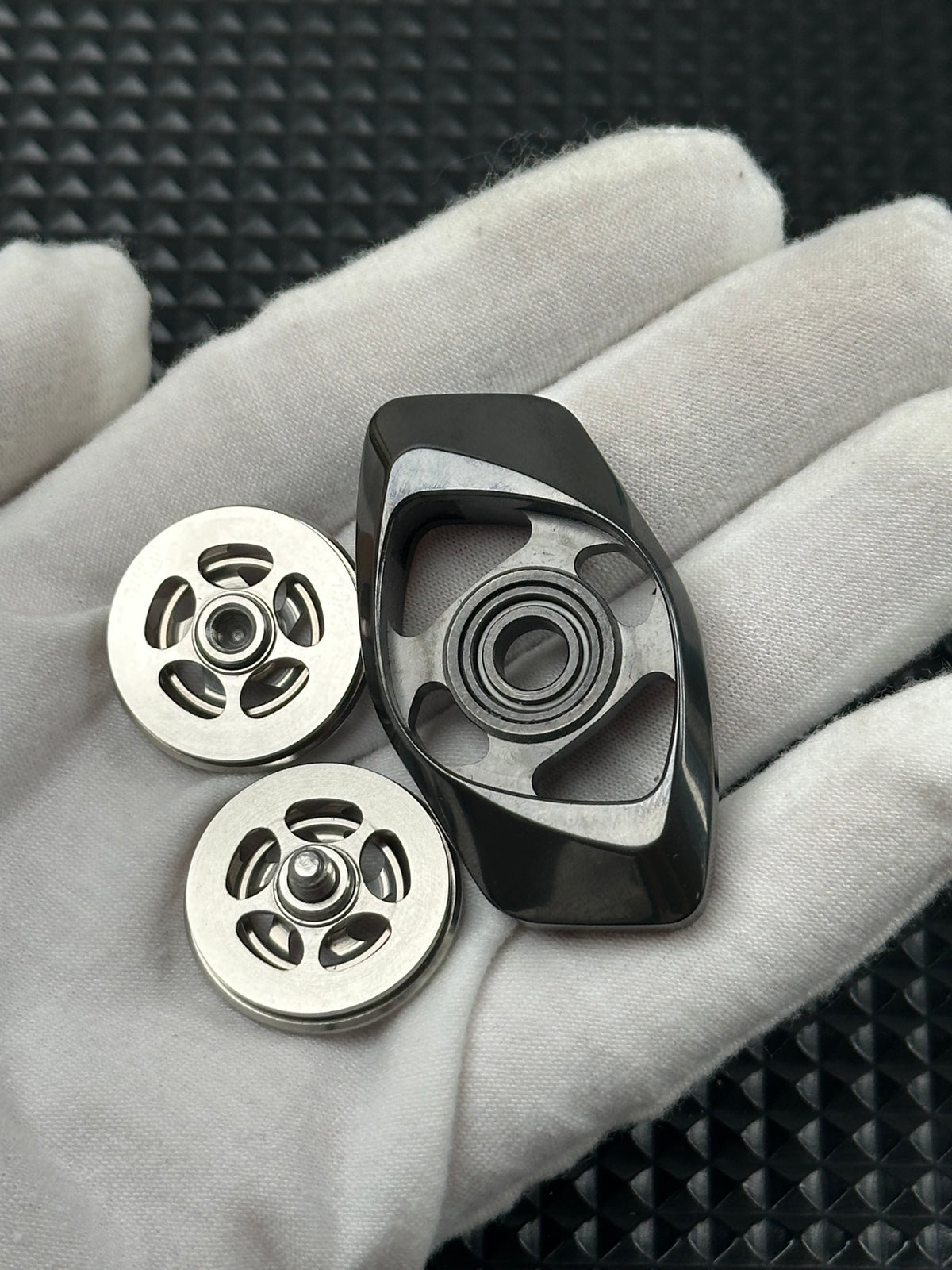 Sphere Puzzle Buckle Accessories Bearing Cap Zirconium Polished