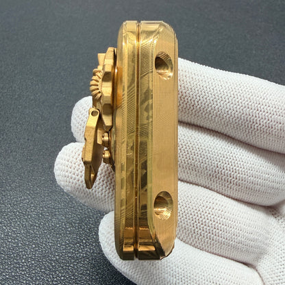 Popping Damasteel Gold Plated