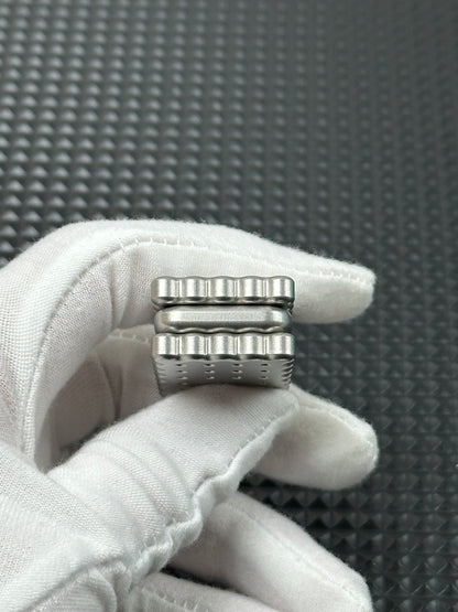 Biscuit Stainless Steel Stonewashed Blasted