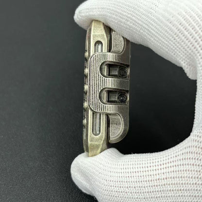 Exoskeleton Magnetic Mechanical Stainless Steel Distressed