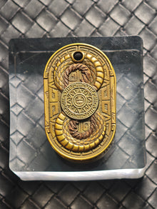 Maya Quetzalcoatl Wave Brass