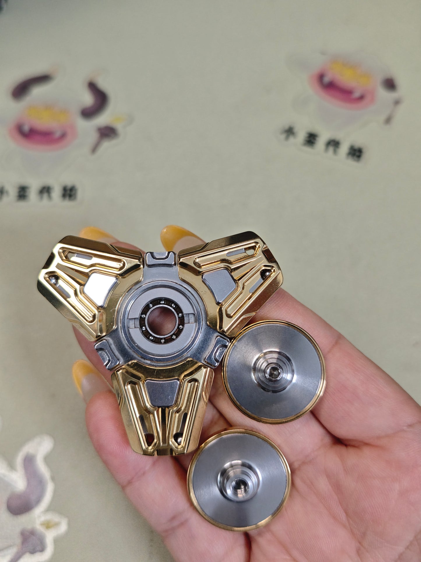 God of Time Stainless Steel Gold Plated