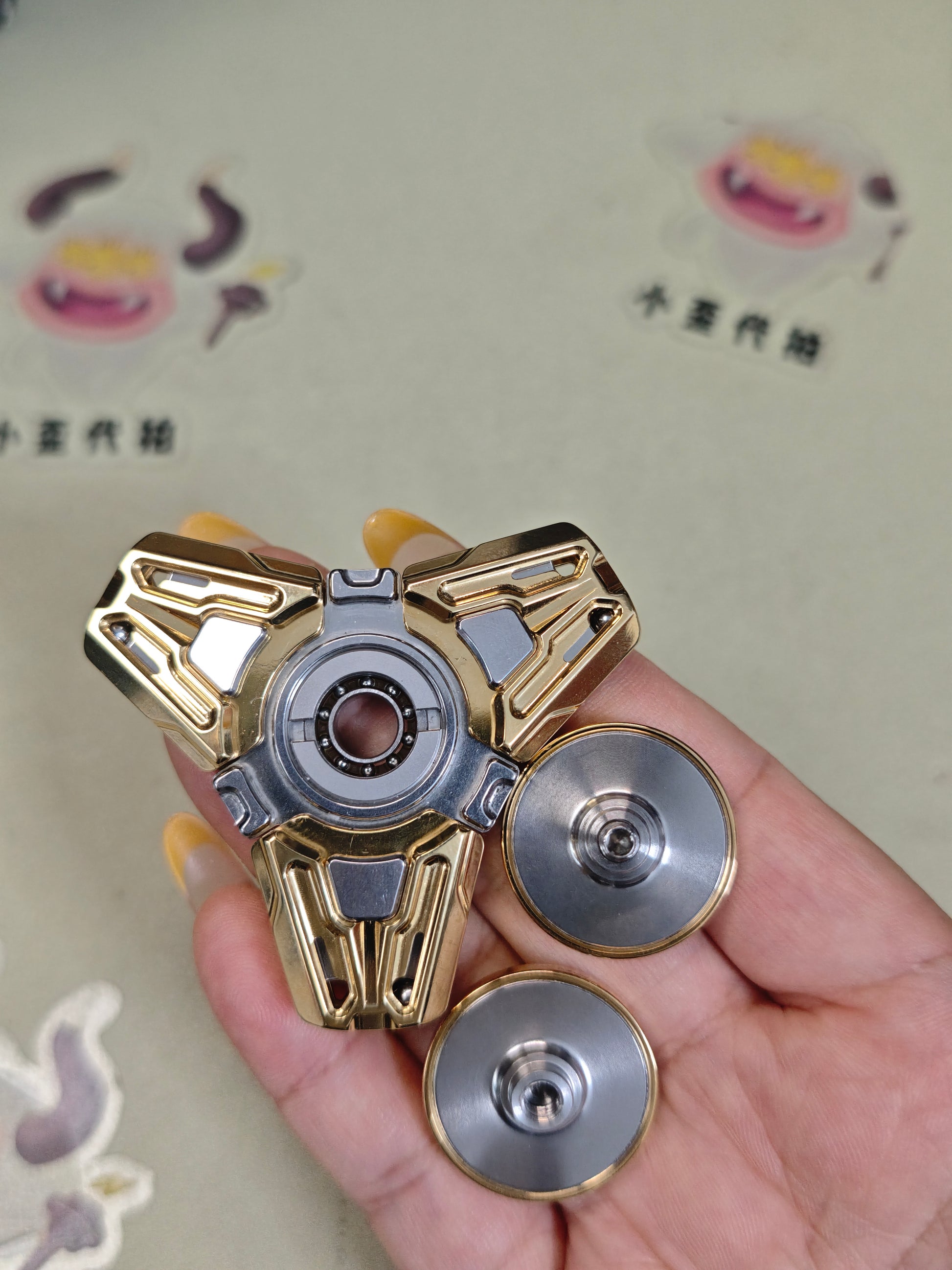 God of Time Stainless Steel Gold Plated