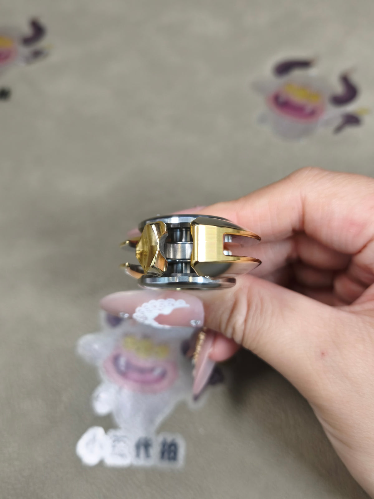 Sabertooth Stainless Steel Gold Plated