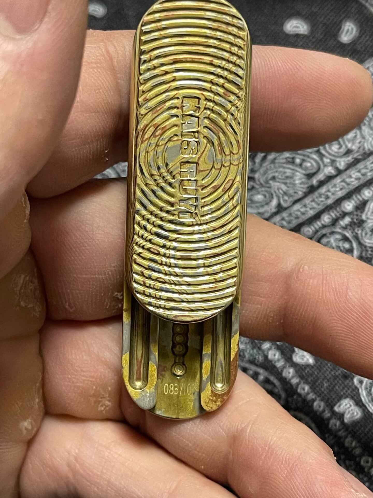 Copper Mokume Ruyi S