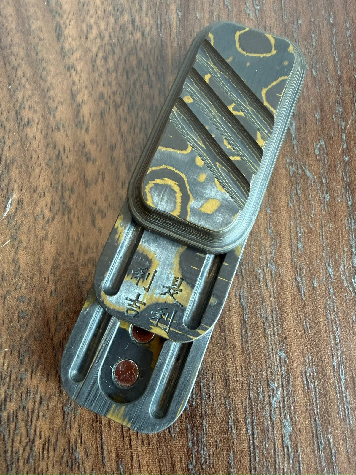 Lucky Candy Carbon Damascus
