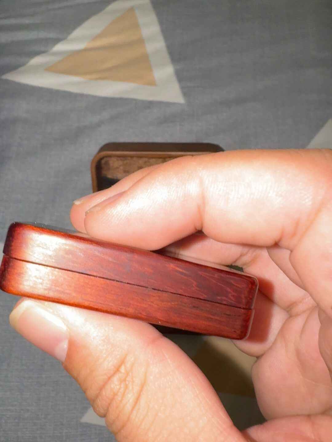 Brocade & Azure Paperweight Sandalwood
