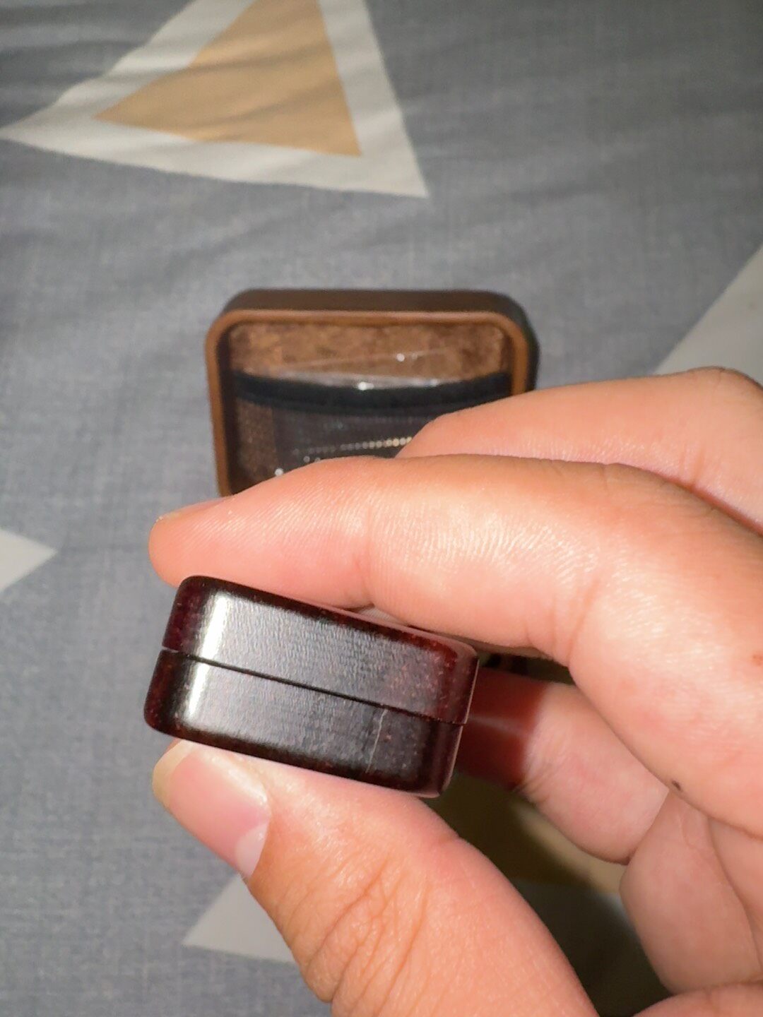 Brocade & Azure Paperweight Sandalwood