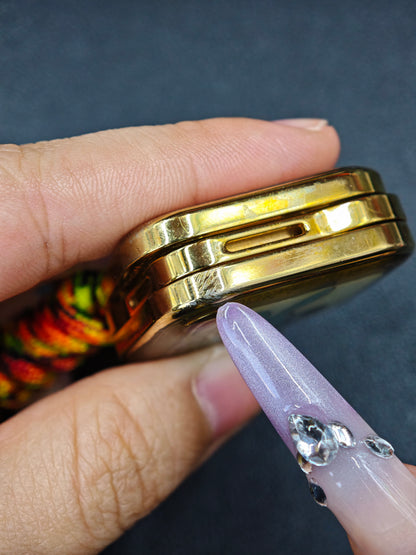 SNAP Zirconium Gold Plated Resin-Sealed