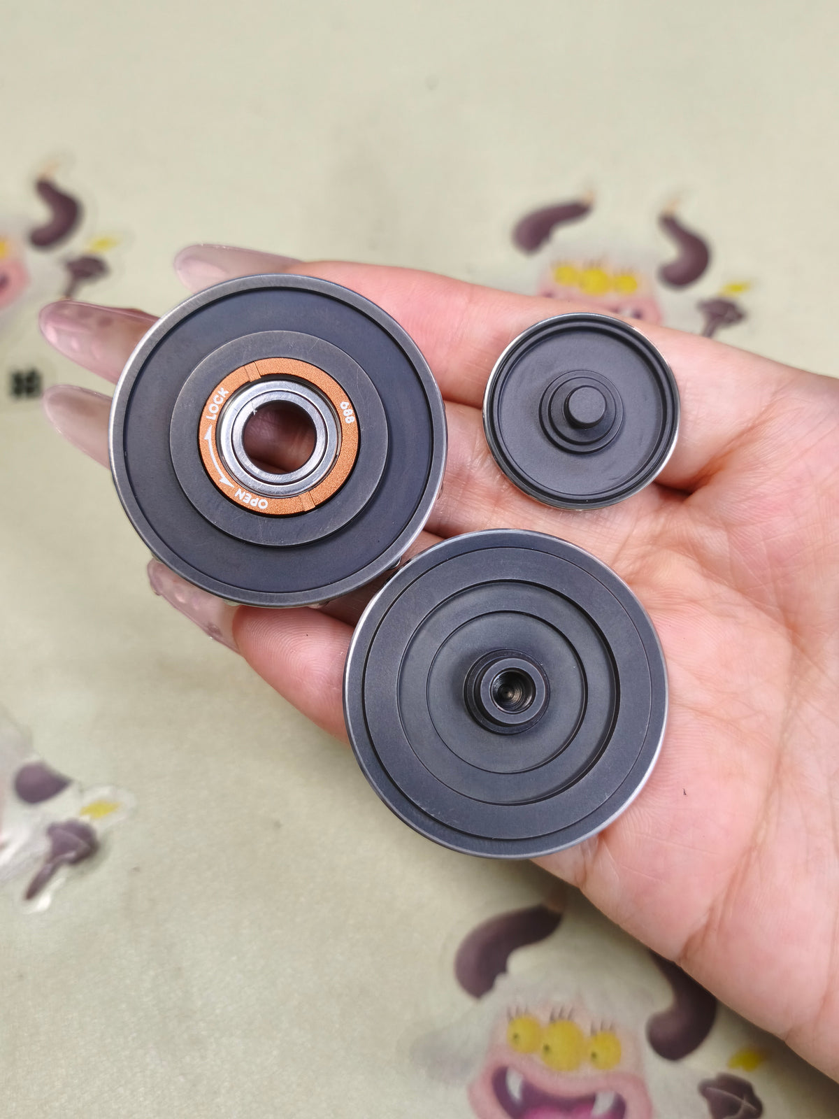 Dealer Button Stainless Steel