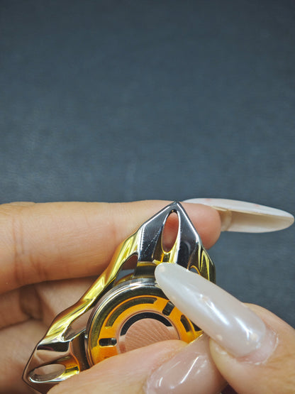 Flash Leap Stainless Steel Gold Plated