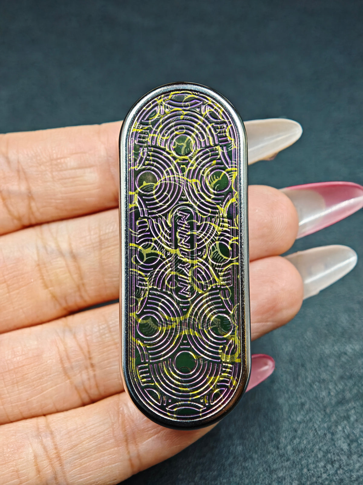Ming Yin Titanium Engraved