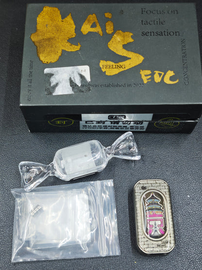 POPO Titanium Color-Anodized Resin-Sealed Engraved Limited Edition