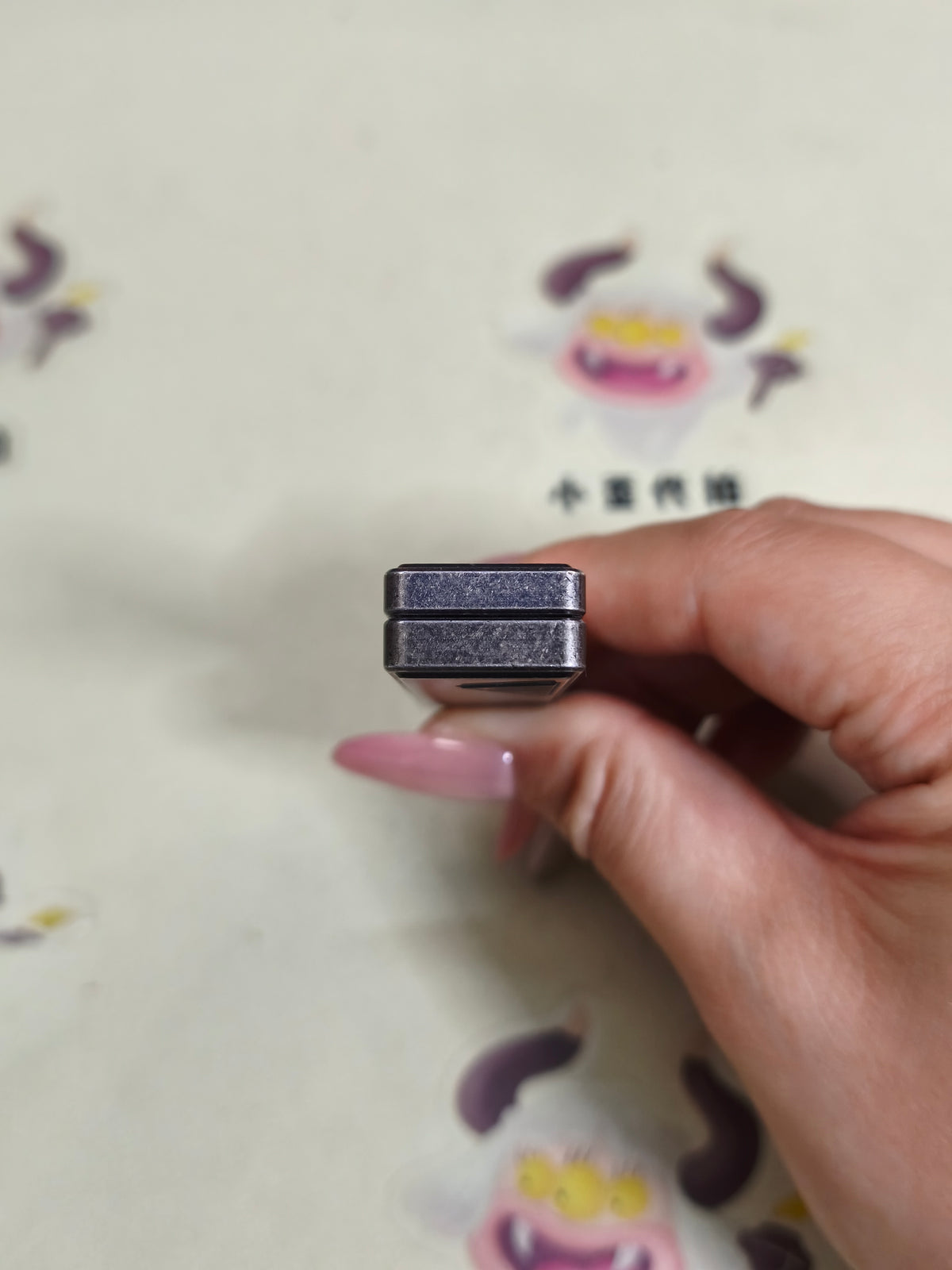 Mini Box Stainless Steel Distressed