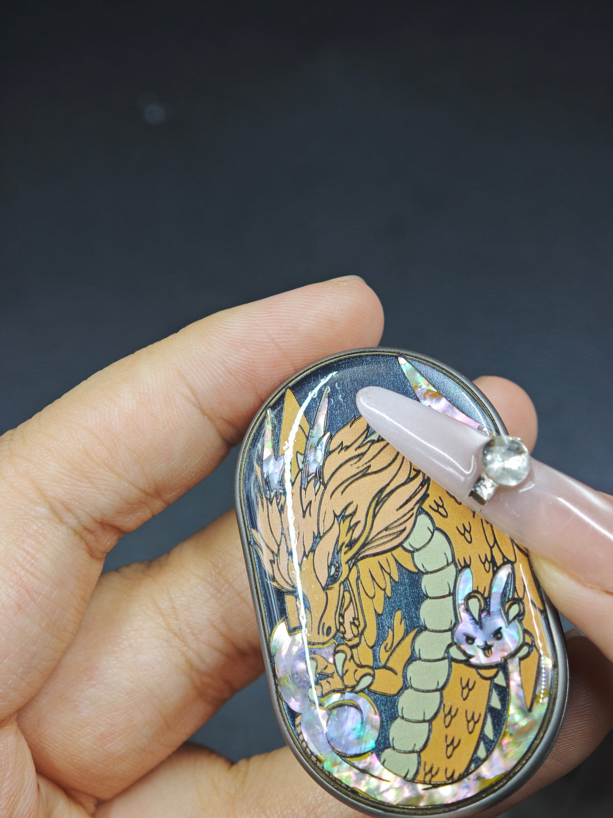 Dragon Rhythm Titanium Resin-Sealed