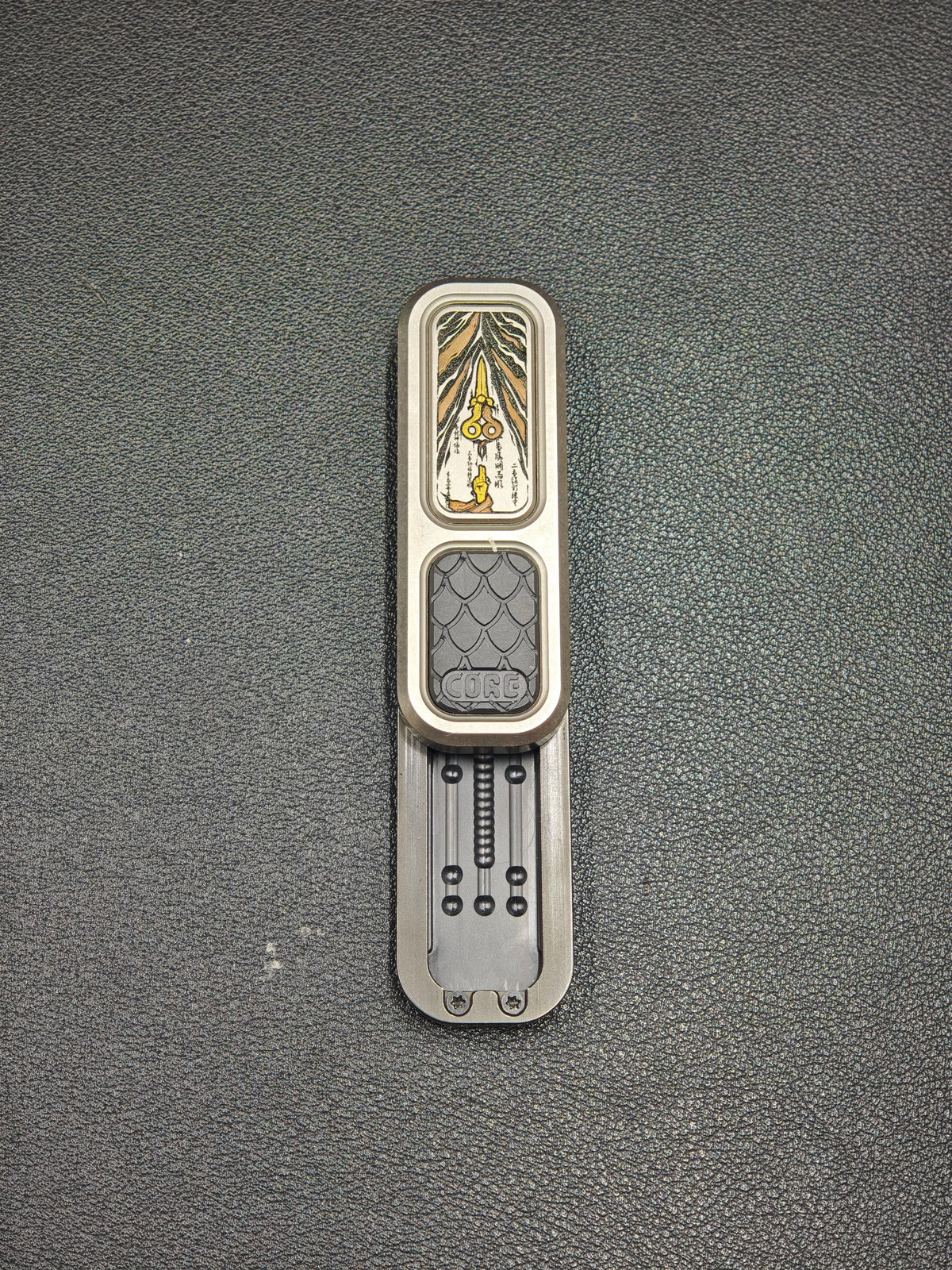 Dragon Rising Titanium Engraved