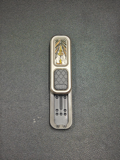Dragon Rising Titanium Engraved