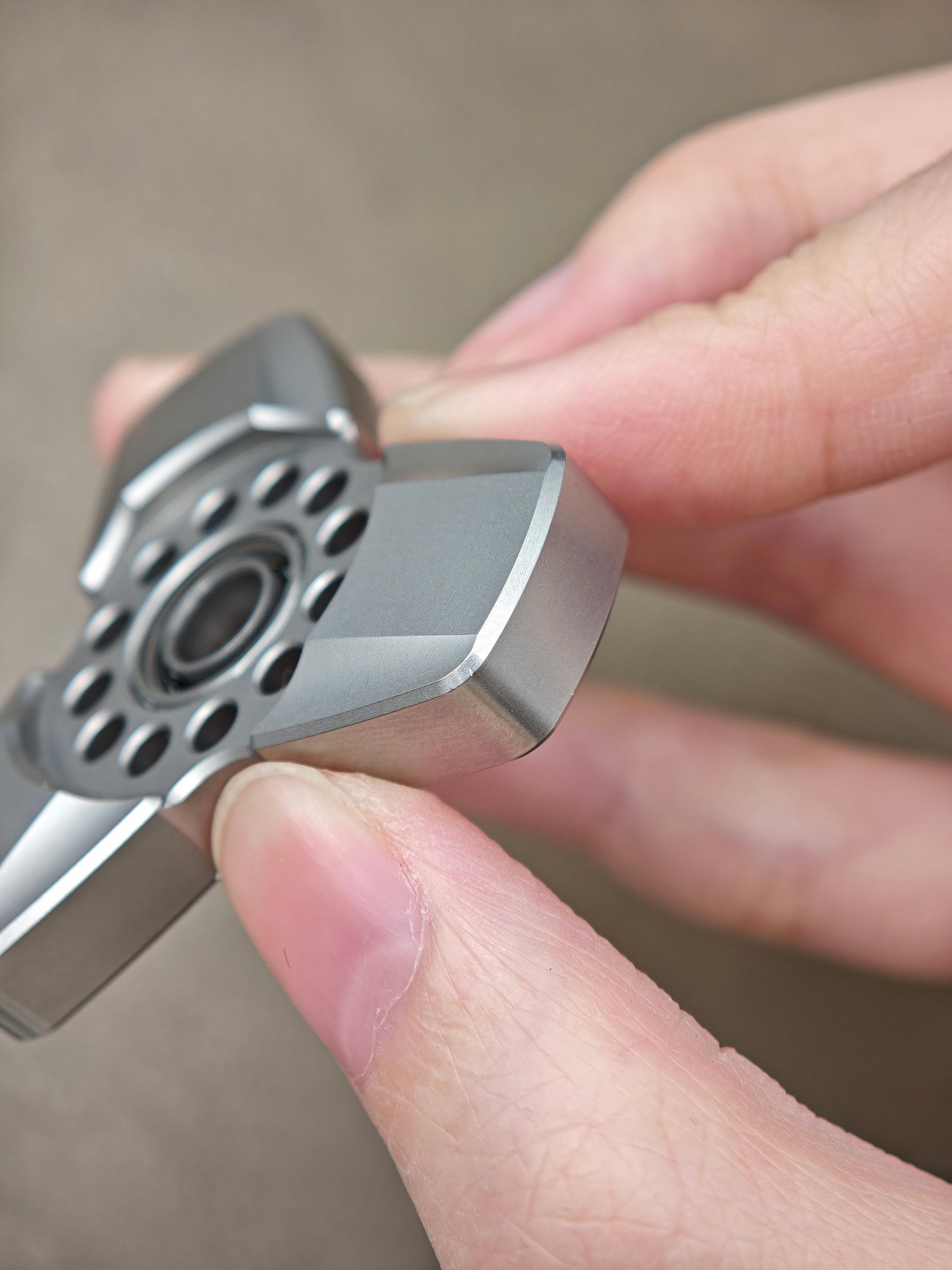 Gentle Breeze Bearing Cap Stainless Steel Stonewashed