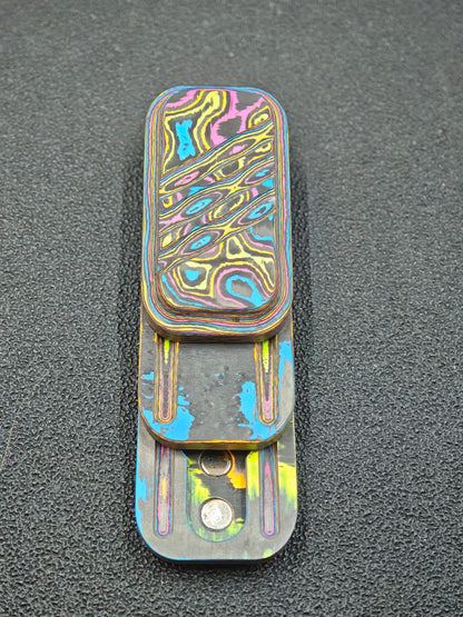 Lucky Candy Carbon Damascus