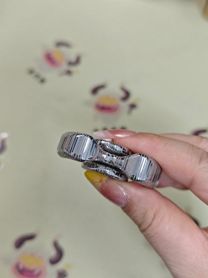 Three-Leaf Horizon Damasteel