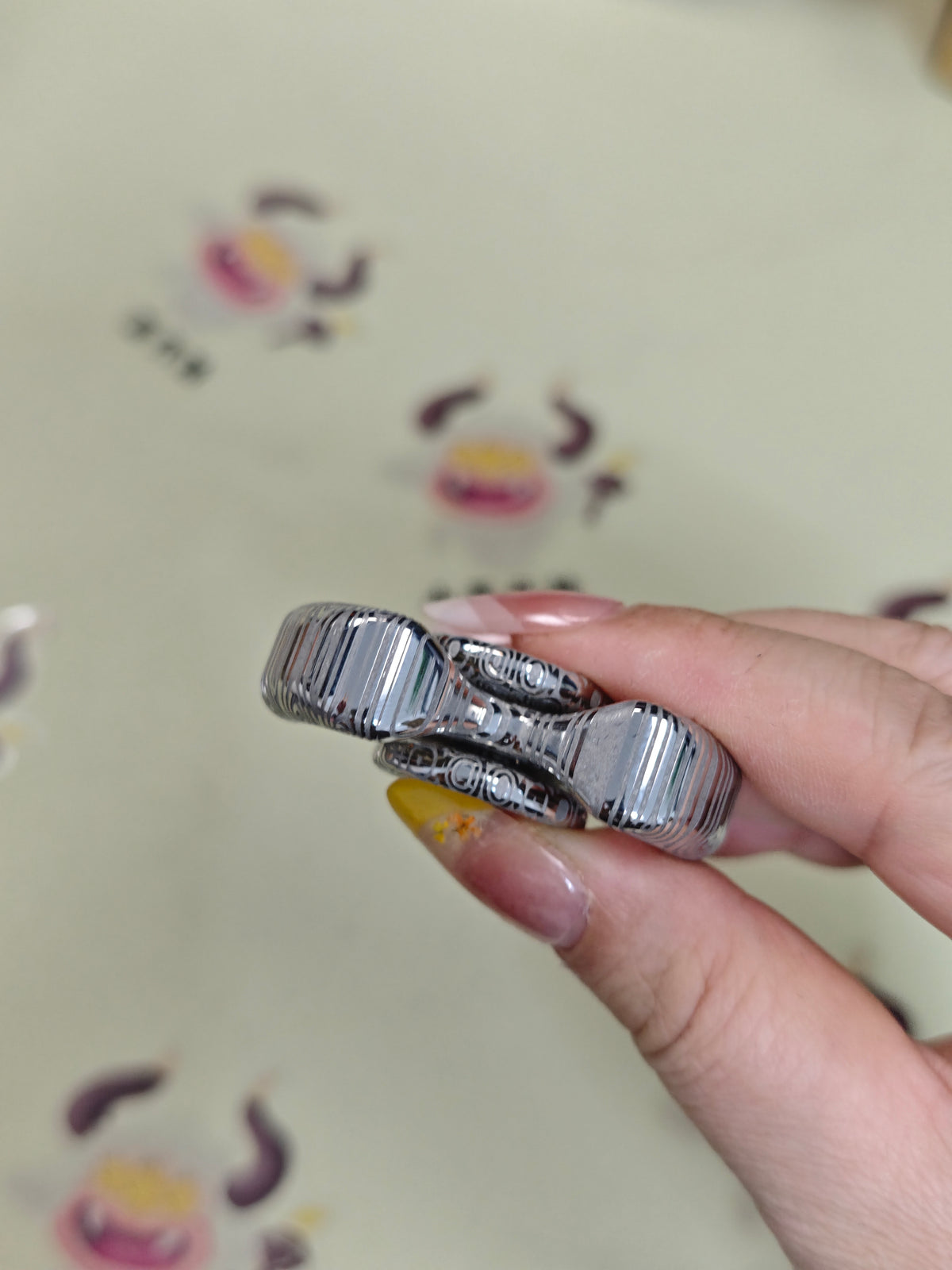 Three-Leaf Horizon Damasteel