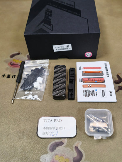 Tita Stainless Steel PVD Coated Distressed