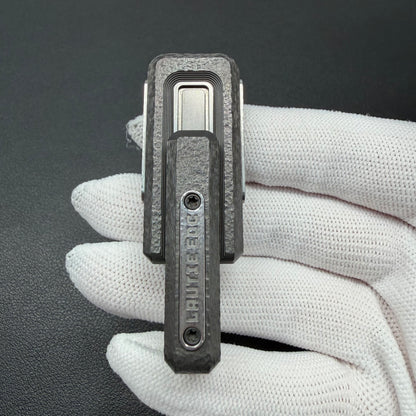 X Lock Zirconium Stone Textured Engraved