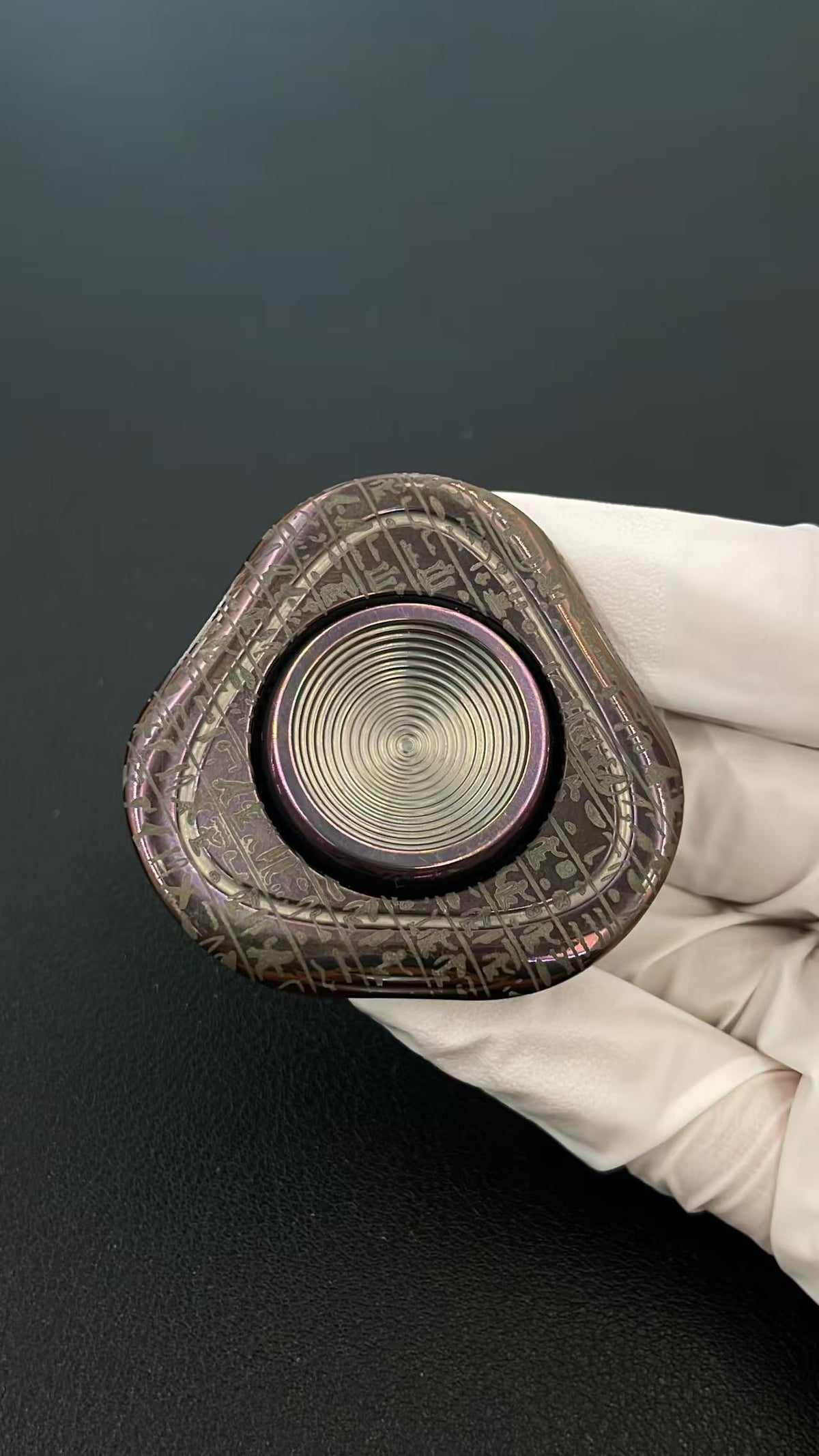 Zeppelin Zirconium Anodized Engraved Polished
