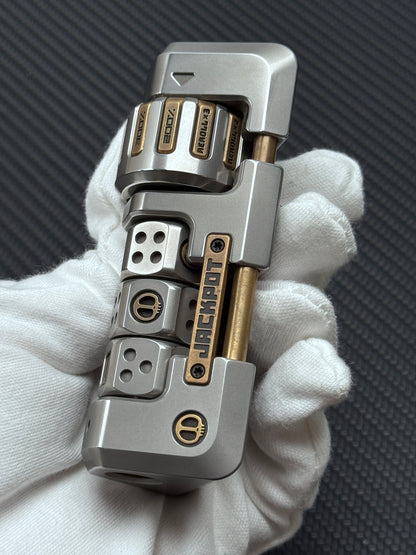 Jackpot 2.0 Deskset Brass Stainless Steel